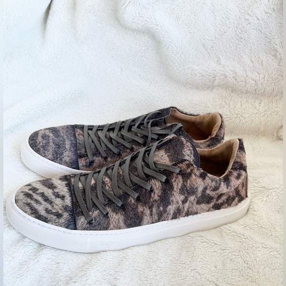 NWOT John Varvatos Reed Genuine Calf Hair Low Top Sneaker Size 12 - Picture 14 of 14